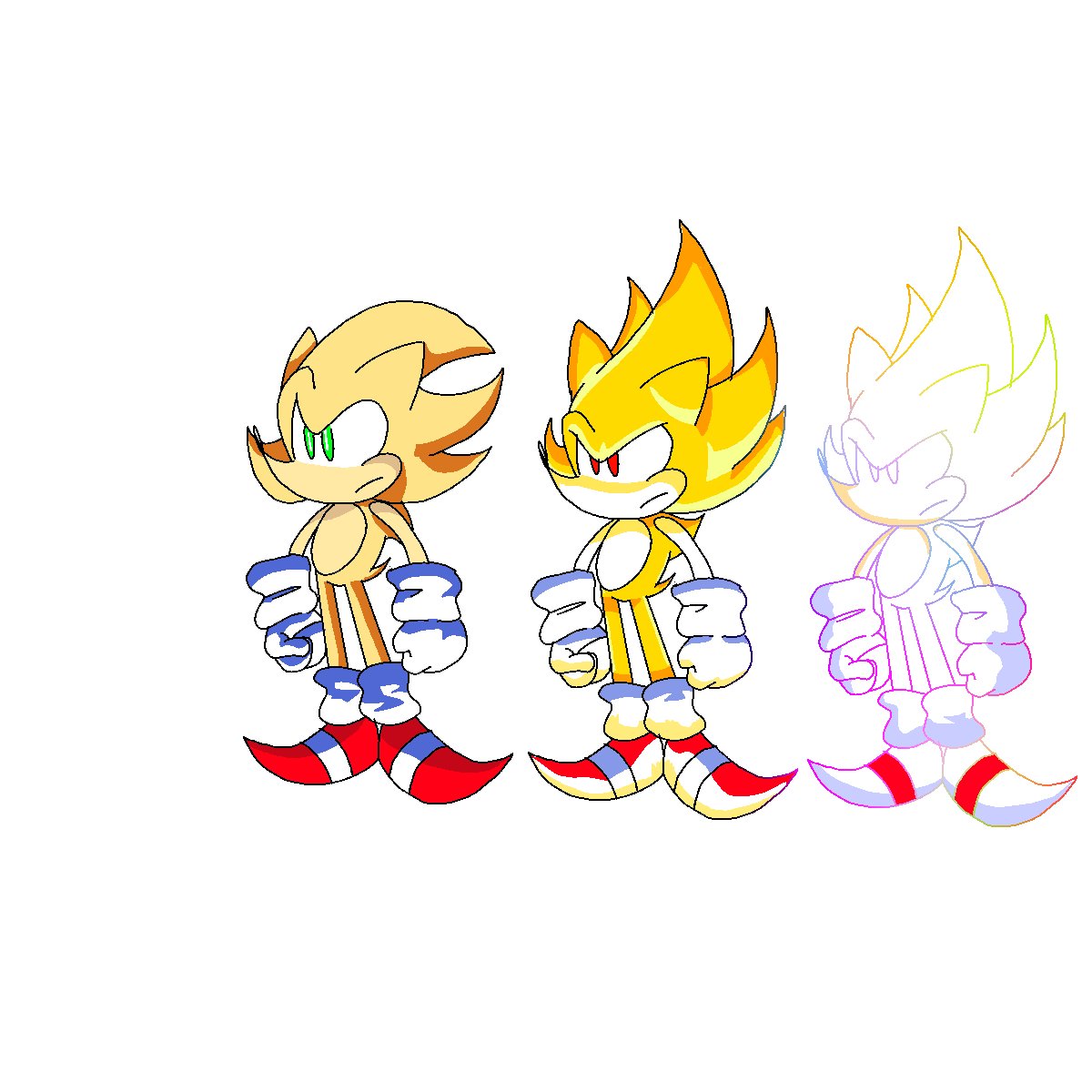 classic hyper sonic sprites