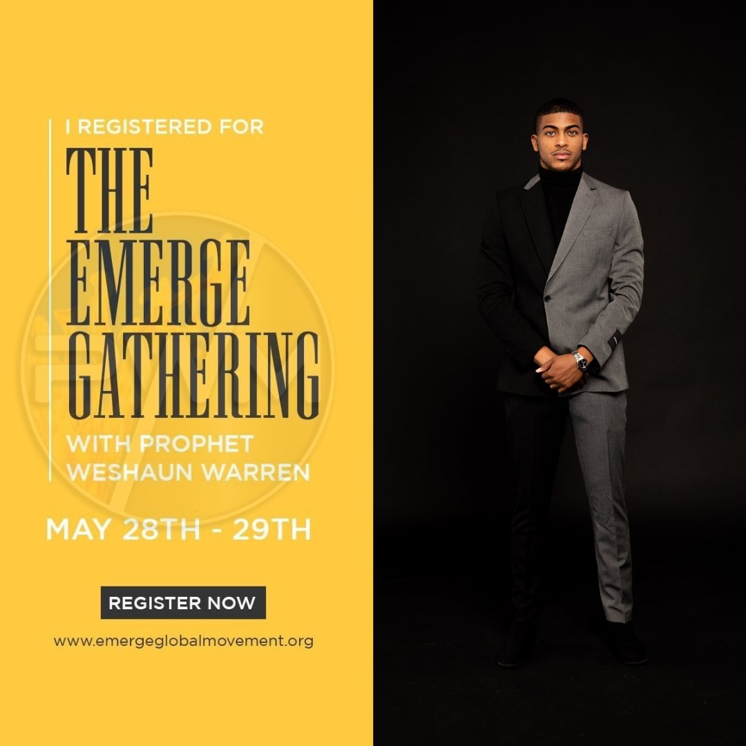 theemerge1's tweet photo. Have you registered?
Come experience The Supernatural May 28th-May 29th 
In Person Seating is available 
Register Today: https://t.co/WREO6uDgW0 https://t.co/kIk1S8uclQ