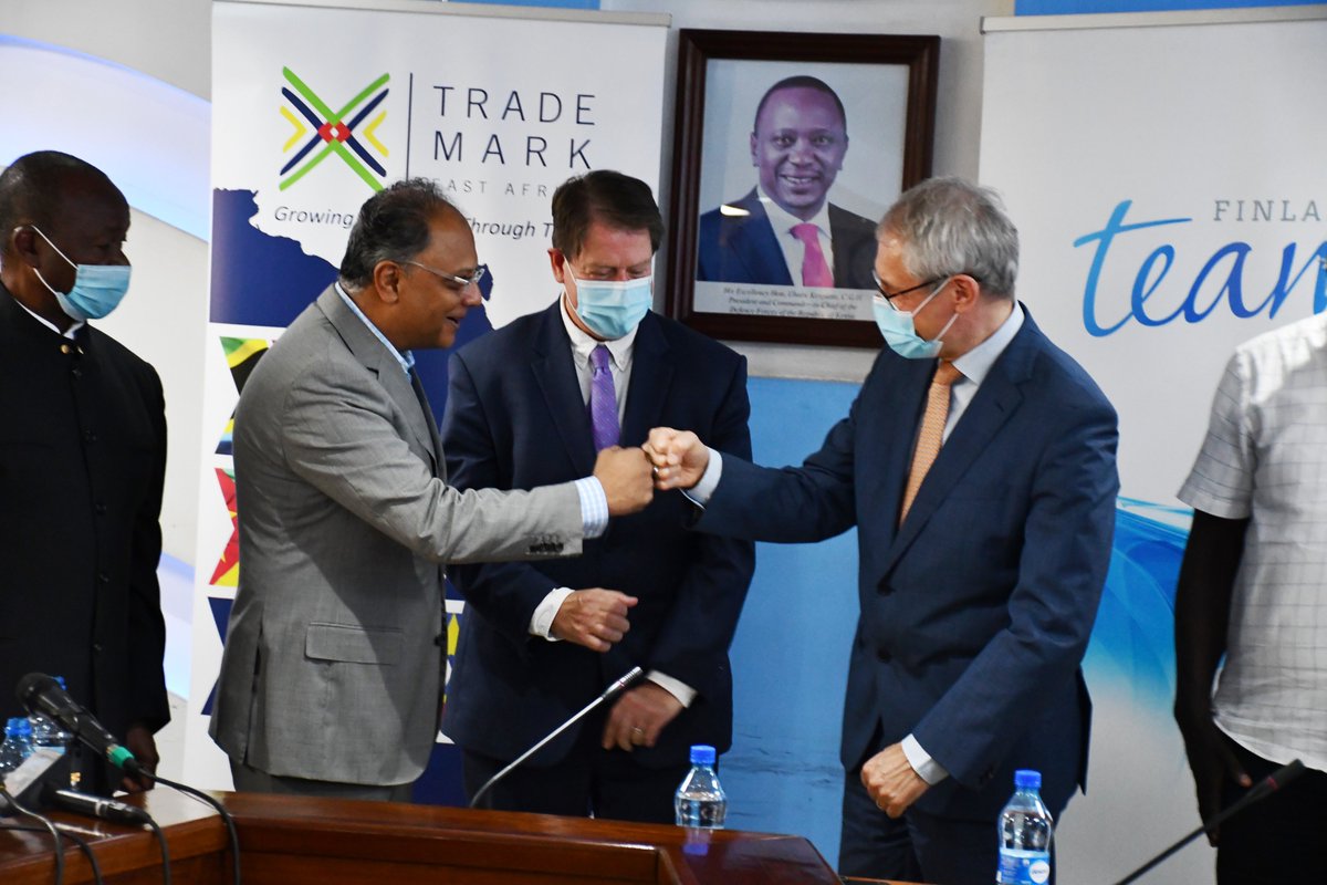 BUSINESS
2/3/2021 Mombasa
FINLAND GOVERNMENT GRANTS 14BILLION TO TRADEMARK EAST AFRICA.

Finland Government extends ksh.14billion grant to Trademark East Africa (TMEA) to improve trade in the region.