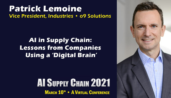 Register today to join #supplychain professionals from around the world <a href="/ai_supply/">AI Supply Chain Conference</a>. Hear <a href="/o9solutions/">o9 Solutions, Inc.</a> using a digital brain.

bit.ly/36dlTox