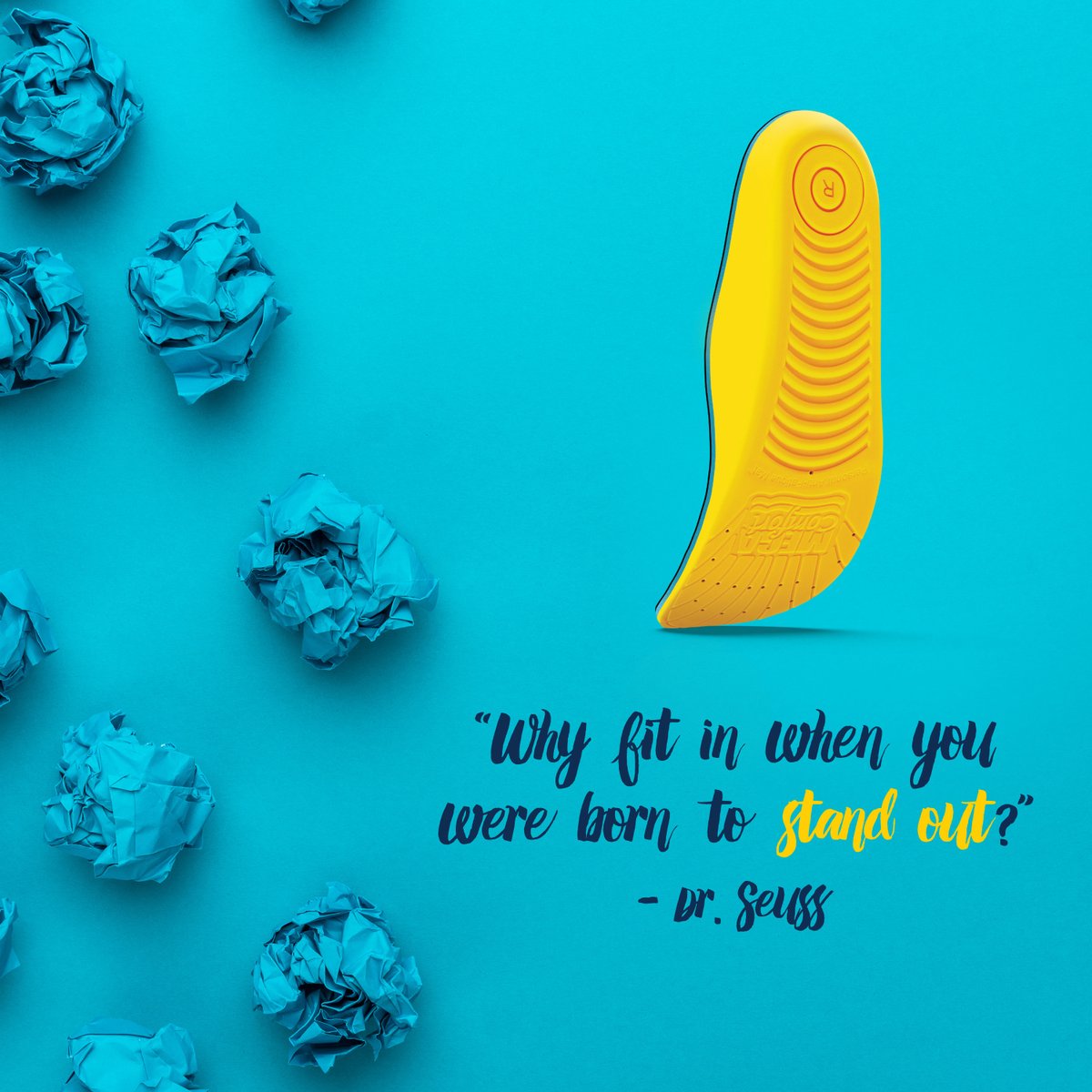 ''Why fit in when you were born to stand out?''

Learn how MEGAComfort Anti-Fatigue Solutions are different than the rest: megacomfort.com
