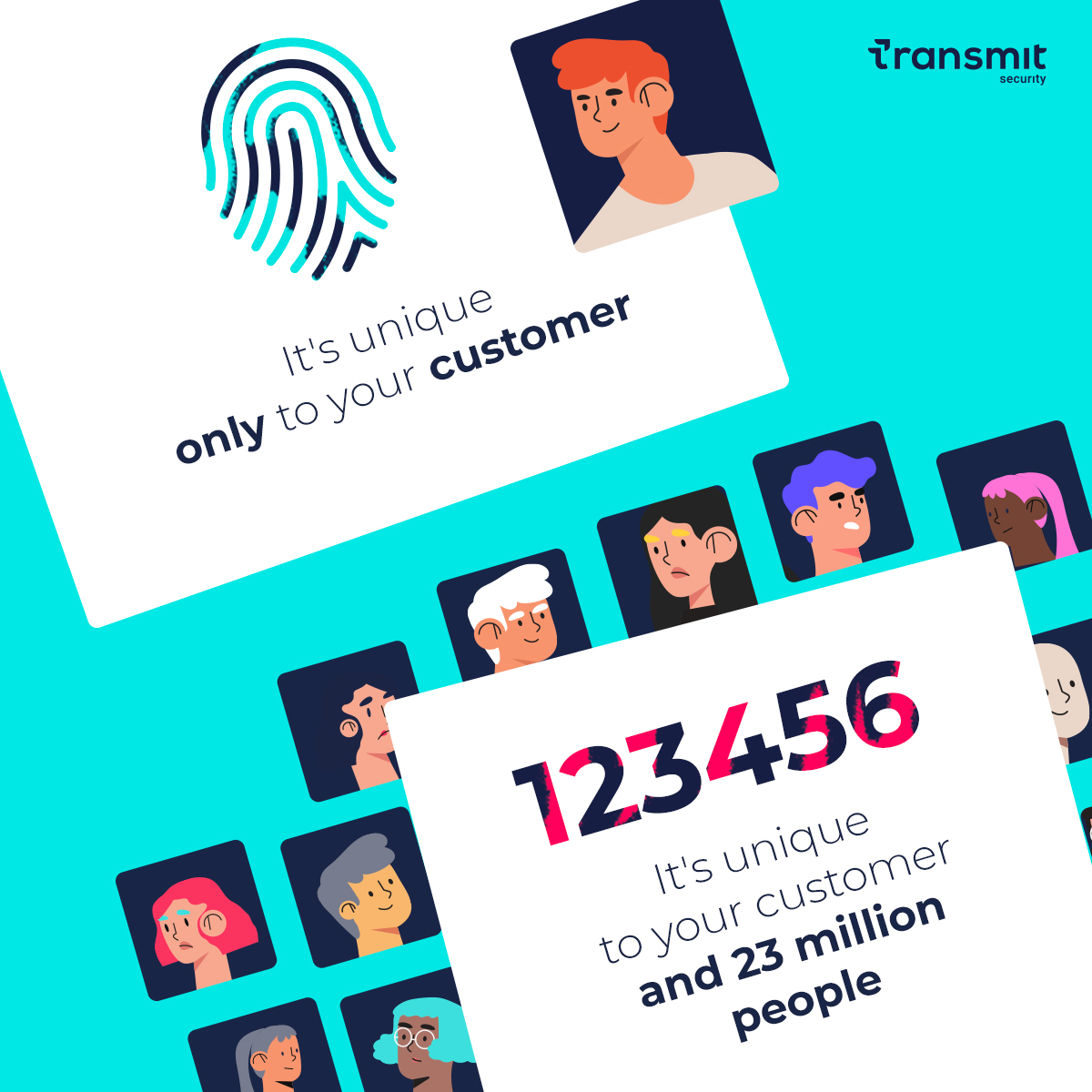 TransmitSec's tweet photo. Thanks to biometric authentication, your customers’ will be #UNIQUE and will enjoy a great experience every time. This is the end of the password regime.
#customerexperience #biometricauthentication #identityexperience #passwordless https://t.co/jl62to1JtZ
