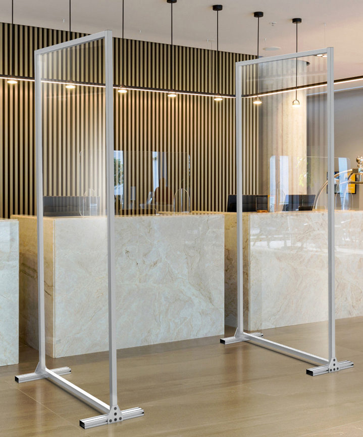 SceniCorp's tweet photo. VIRUSLOK Wall Sneeze Guards are selling like Crazy!  Everyone loves the Stability &amp; Flexibility to move the partitions to wherever they are needed. Quality Counts!
Check out the full selection:
https://t.co/3XQ6eYLQ1E

#COVID19 #COVID #coronavirus #StopTheSpread #MadeInAmerica https://t.co/NIHOLBSAwd