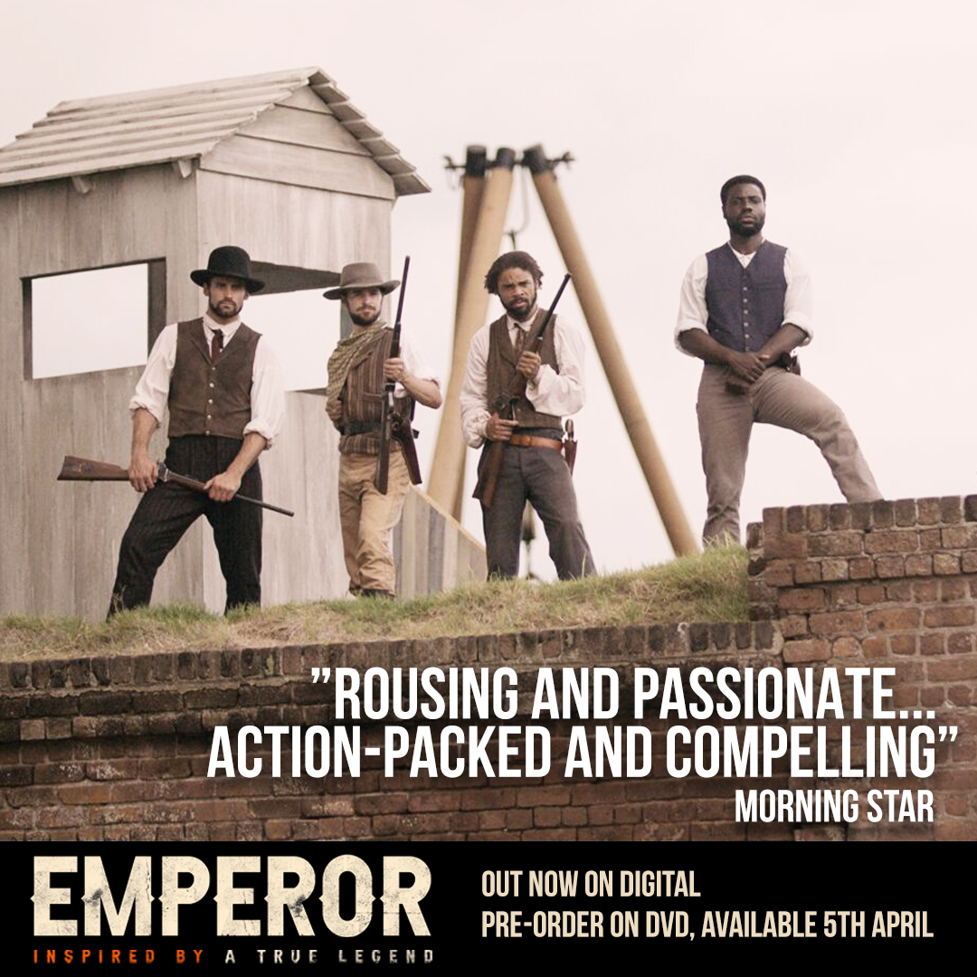 UKKaleidoscope's tweet photo. Out now on Digital #EmperorMovie is "rousing and passionate... action-packed and compelling" says @M_Star_Online who named it Film of the Week! Get ready for an inspiring portrait of courage! Find it on iTunes https://t.co/IvpWREKVRi and pre-order on DVD https://t.co/Vl6WGDbh45 https://t.co/hejGUM93WZ