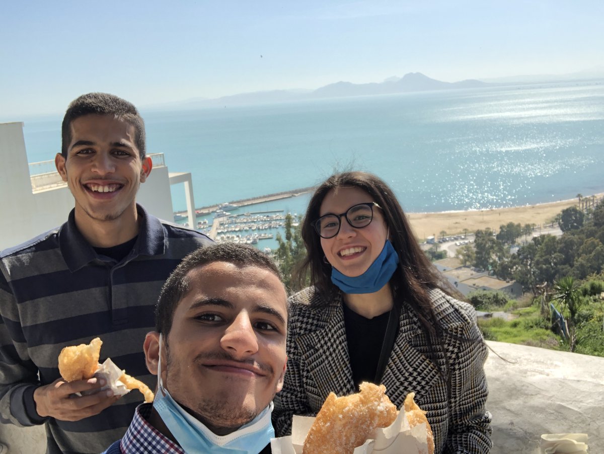 yesprogramnews's tweet photo. Mohamed and Nesrine, two #YESAlumni from Tunisia, had the opportunity to give Mohamed, a fellow Libyan #KLYES alumnus, a tour of Tunis! 

Read the story here: https://t.co/shc87HmzdB

@AMIDEASThq @ECAatState @usembassytunis https://t.co/cJyFe8IgZr