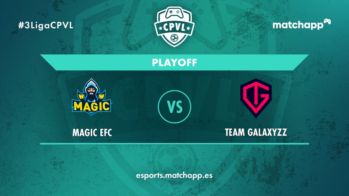 Duelo decisivo de 𝗖𝗨𝗔𝗥𝗧𝗢𝗦 𝗗𝗘 𝗙𝗜𝗡𝗔𝗟 en #3LigaCPVL 

Esta noche se decide la última plaza para 𝗦𝗘𝗠𝗜𝗦 y se la disputan entre <a href="/MGCeSports/">MAGIC</a> y <a href="/Team_GalaxyzZ/">Team GalaxyzZ</a> 🔥

🎙 <a href="/ro_schez/">Ro.</a>
📺 twitch.tv/matchappesports

¡Se decide a las 22:40h!