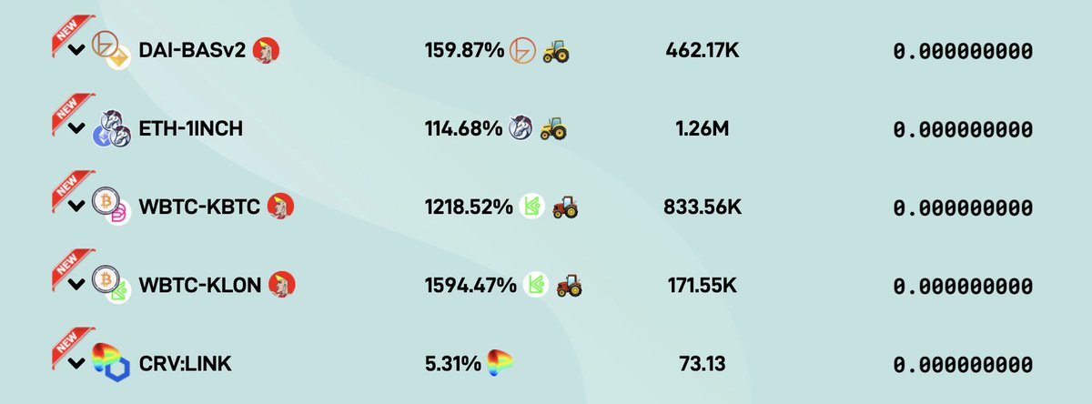 Week 27 Update is Here! 🎉

New Strategies! iFARM + WBTC + LINK

We rolled out new wBTC $KLON strategies which pay rewards directly in iFARM. Earn the highest APYs in wBTC, collect fees from the Profit Share and use <a href="/APWineFinance/">Old APWine Finance (Now Spectra)</a> for leverage all at the same time #MoneyLegos