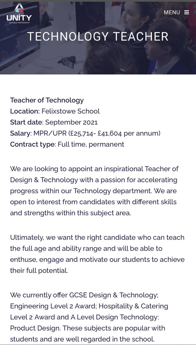 EwilsonDownes's tweet photo. Exciting opportunity to join @tom_corker  @FXS_DT  @FXS_School 

Please do contact us for a discussion or a socially distanced tour.

https://t.co/FWcQzNsmsm https://t.co/ViKEv7FPRd