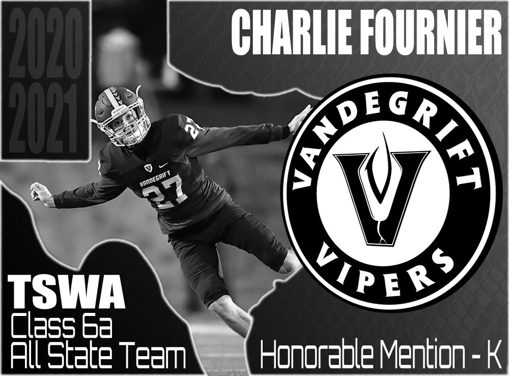 Congrats to <a href="/Ch4rlieFournier/">Charlie Fournier</a> Another All State Team ⭐️⭐️
<a href="/VandegriftHS/">Vandegrift HS</a> <a href="/LeanderISD/">Leander ISD</a>