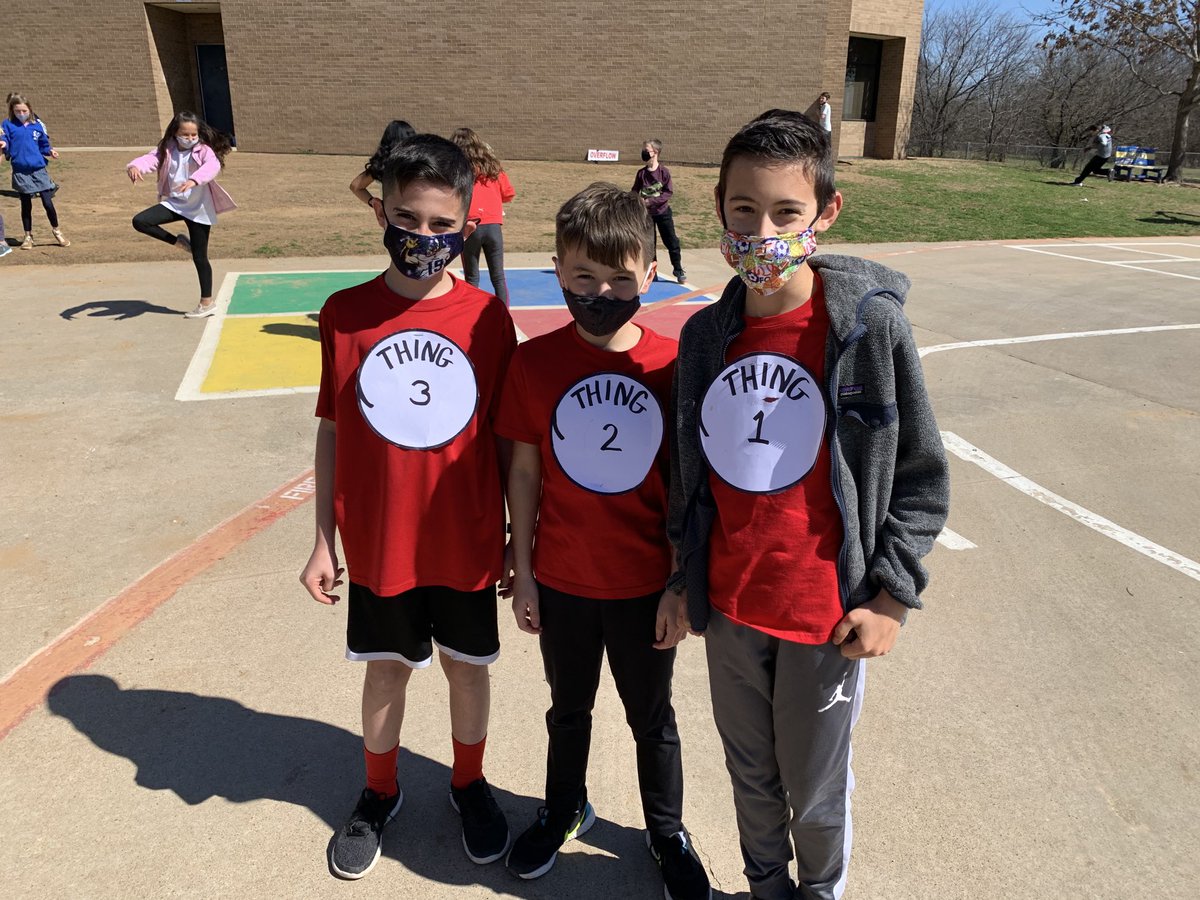 Dr. Seuss Day! ⁦<a href="/FESfalcons/">Florence Elementary</a>⁩ ⁦<a href="/KellerISD/">Keller Schools</a>⁩ #celebrateFES #celebrateKISD