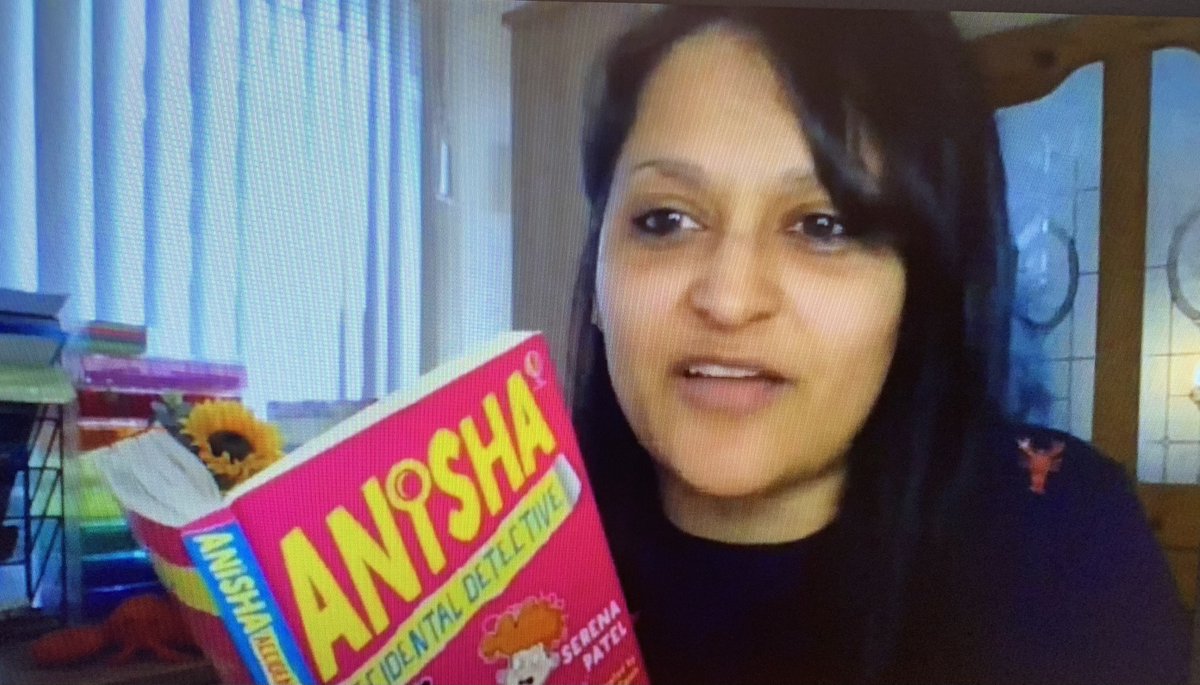 DallowPrimary's tweet photo. What a fantastic start to @WorldBookDayUK week at 
@DallowPrimary today. We had our very own virtual author visit from @SerenaKPatel. Our children have been inspired by her story of how she became a formidable author. Looking forward to @clairebarker on Wednesday. #readingschool https://t.co/Pp7C8tBtbD