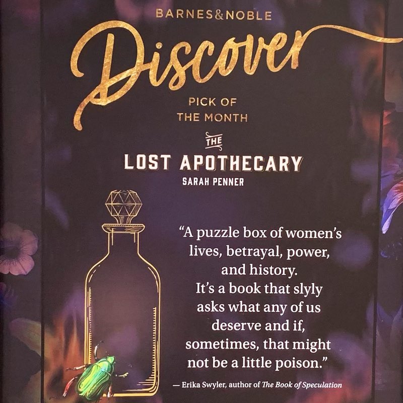 #tuesdaysmeannewbooks & we have new drinks in our #bncafe! 

Try the #blueberrygreentealatte or just snag yourself a tin to brew at home! Then check out Kelsey’s blurb on the new #bndiscover #marchpick #thelostapothecary by #sarahpenner 
#harneyandsons #tea #bnappleton #bnmidwest