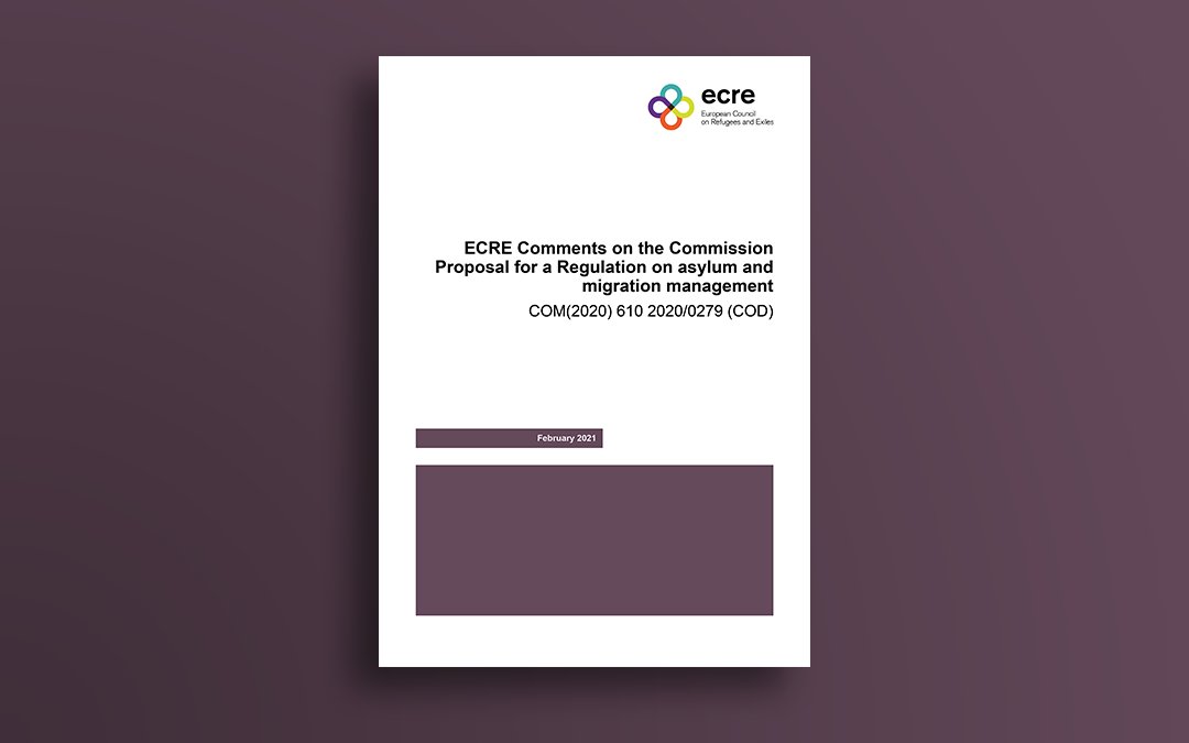 ecre's tweet photo. ECRE Comments on the Commission Proposal for a Regulation on Asylum and Migration Management COM (2020) 610 2020/0279 (COD) https://t.co/KgG4JhJ6W9 and Policy Note for short version: https://t.co/zuJGm9qj17

#HardlyRocketScience

1/5 https://t.co/cNiLlBd4Jq