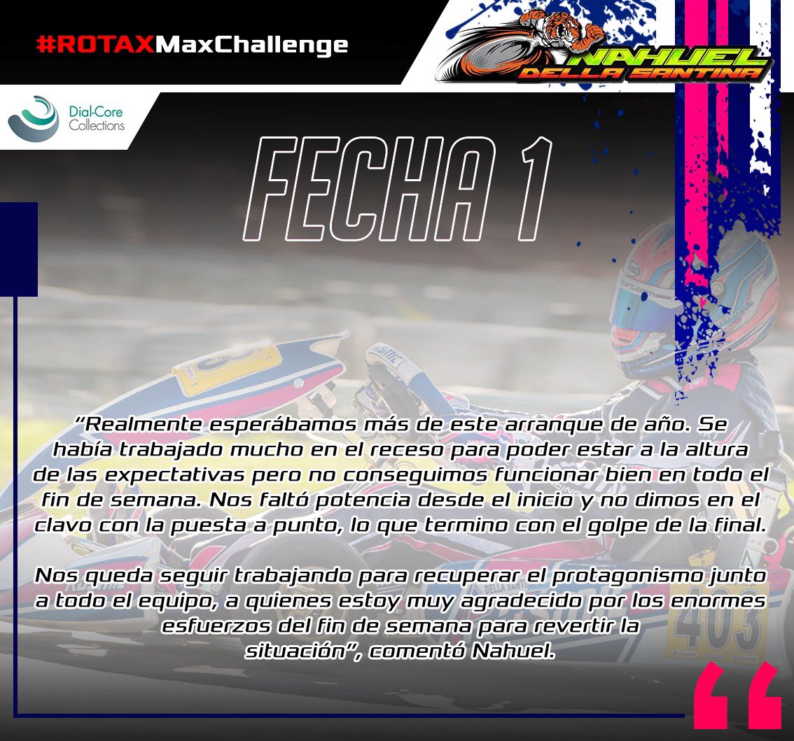 nahueldella's tweet photo. @CopaRotaxbue | ¡Arrancó el año deportivo para nosotros!

👉 Si bien no conseguimos los objetivos propuestos, ya estamos trabajando para recuperar el protagonismo de manera inmediata!

#RCKKosmic #AGMotores #PHGDelgado https://t.co/WkTnCizeUX