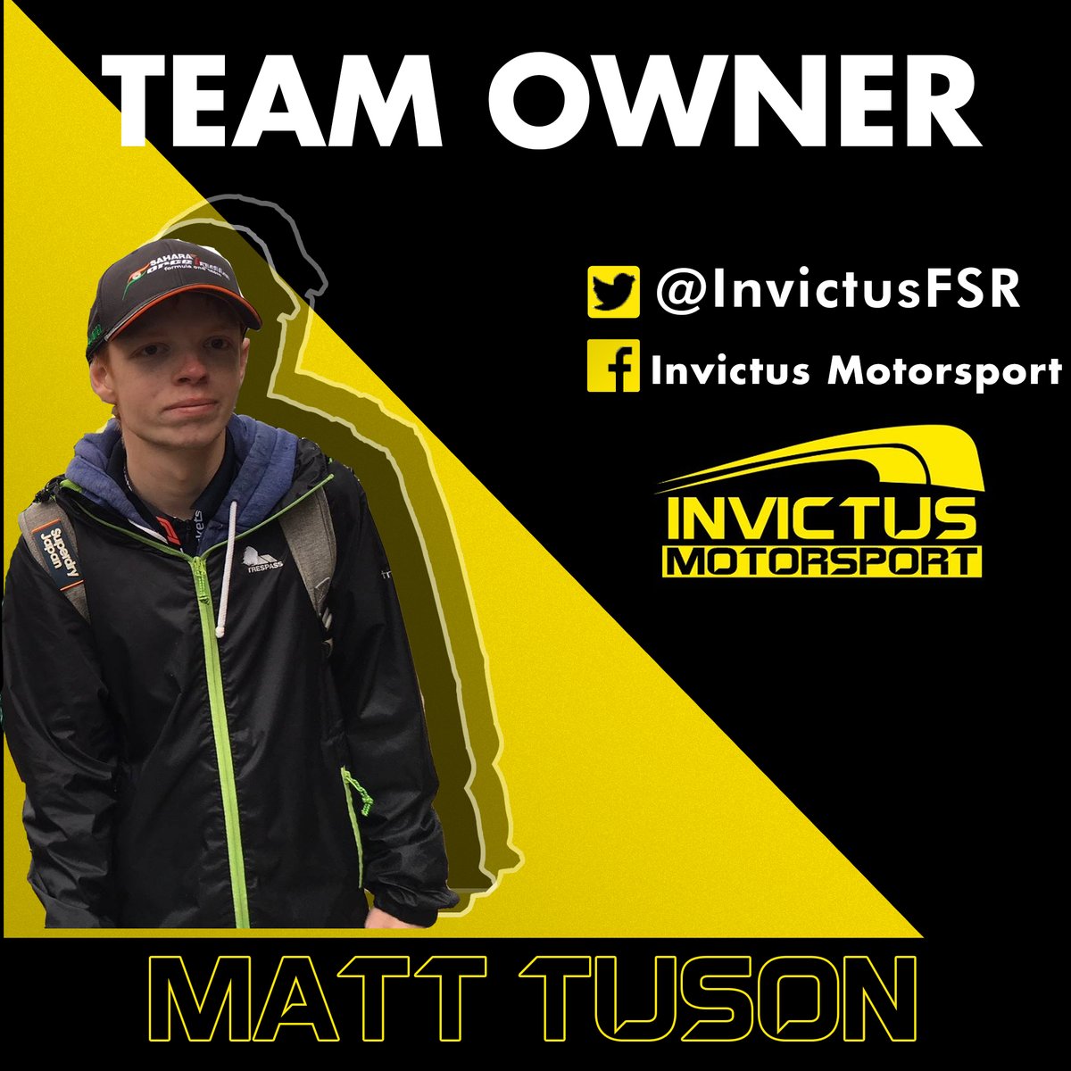 InvictusFSR's tweet image. After finishing P4 in last years standings Matt Tuson is back and has been promoted into PRO for 2021!