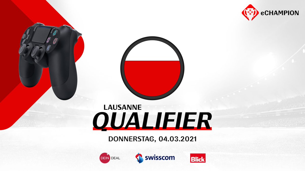 Deviens eChampion 🇨🇭 en représentant ta ville !

La qualification pour #Lausanne a lieu jeudi soir ➡ bit.ly/3r57Jy9

<a href="/GameTurnier/">GameTurnier.gg</a>