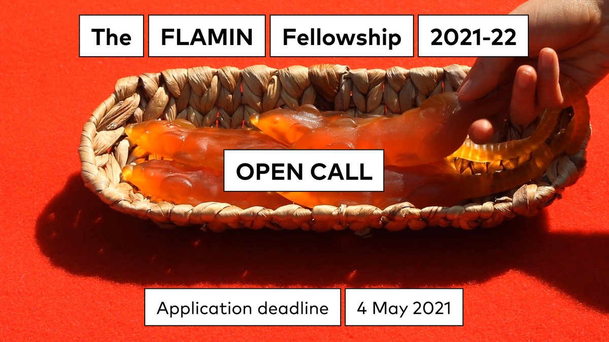 FL_FLAMIN's tweet image. OPEN CALL
The FLAMIN Fellowship 2021-2022

Our development programme will support 6 early-career moving image artists based in England. It offers:

- £2,500 funding
- Mentoring
- Workshops with artists like @HetainPatel1 &amp;amp; @mariannasimnett

Apply by 4 May

filmlondon.org.uk/resource/apply…