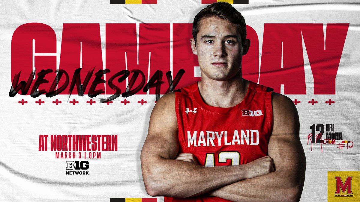 TerrapinHoops's tweet photo. ❤️ day in Evanston!

9 PM | Big Ten Network https://t.co/FQQv8NyxfL