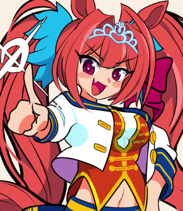 ダイワスカーレット(ウマ娘) 「ダスカ? 」|ワダツミ😈OCGオンリーNo.82のイラスト
