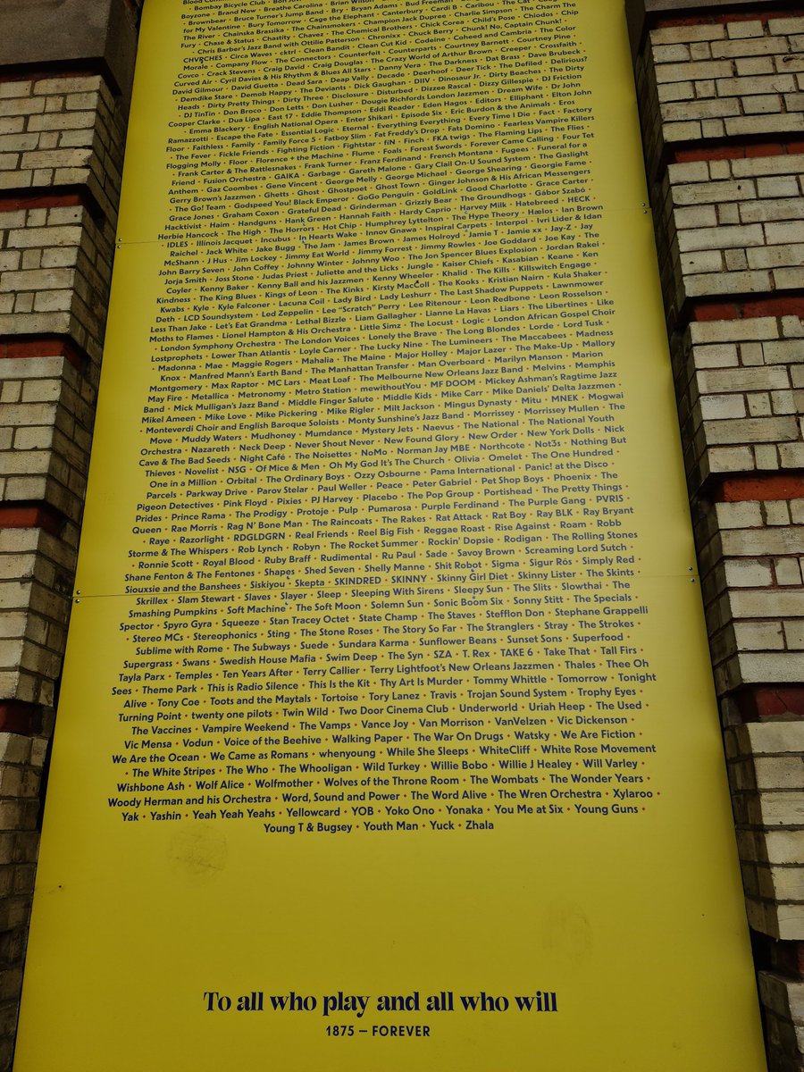 Rainbow (@rainbow_design) on Twitter photo Great photo up the top at our friends <a href="/Yourallypally/">Alexandra Palace</a> showing acts who performed there
Who is the biggest in the list?
<a href="/RollingStones/">The Rolling Stones</a> perhaps? <a href="/eltonofficial/">Elton John</a>? <a href="/pinkfloyd/">Pink Floyd</a>? Someone more recent even?
Whoever it is, they are in fantastic company
Can't want for you to open again Great photo up the top at our friends <a href="/Yourallypally/">Alexandra Palace</a> showing acts who performed there
Who is the biggest in the list?
<a href="/RollingStones/">The Rolling Stones</a> perhaps? <a href="/eltonofficial/">Elton John</a>? <a href="/pinkfloyd/">Pink Floyd</a>? Someone more recent even?
Whoever it is, they are in fantastic company
Can't want for you to open again
