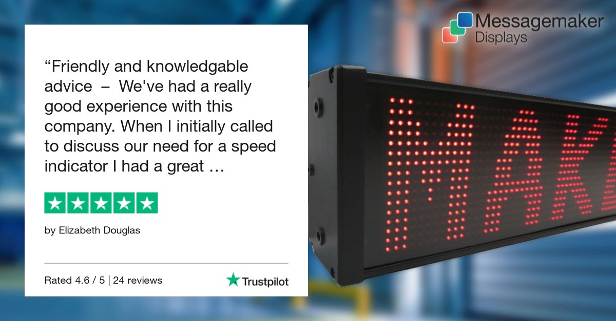 MessagemakerLED's tweet photo. Testimonial Tuesday.
Thank you to our customers for their reviews & comments on our Trust Pilot page. Your feedback helps us to keep delivering that exceptional personal service to you all.
#messagemakerdisplays #ledsignage #traffic #highways https://t.co/kzWDVLsrRF
