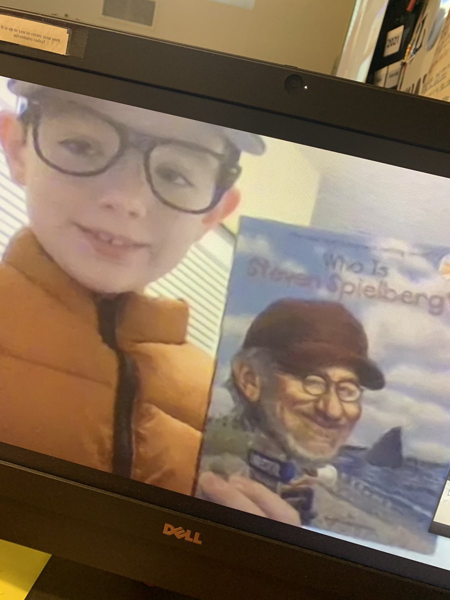 Steven Spielberg joined us for Read Across America today. ⁦<a href="/wfschool/">West Freehold School</a>⁩ #ReadAcrossAmericaWeek