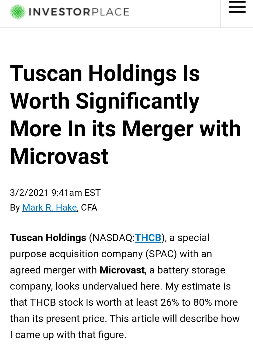 josh_recruits's tweet photo. Make sure you dont sleep on $THCB guys - as I have said a few times, this stock really is on sale atm💸

Microvast is one of the worlds leading battery suppliers🔋

Their competitor $QS is $59 and not profitable till 2024.. think about that💭🔥

https://t.co/xQgUaXWgxC https://t.co/cIIdkF8EOx