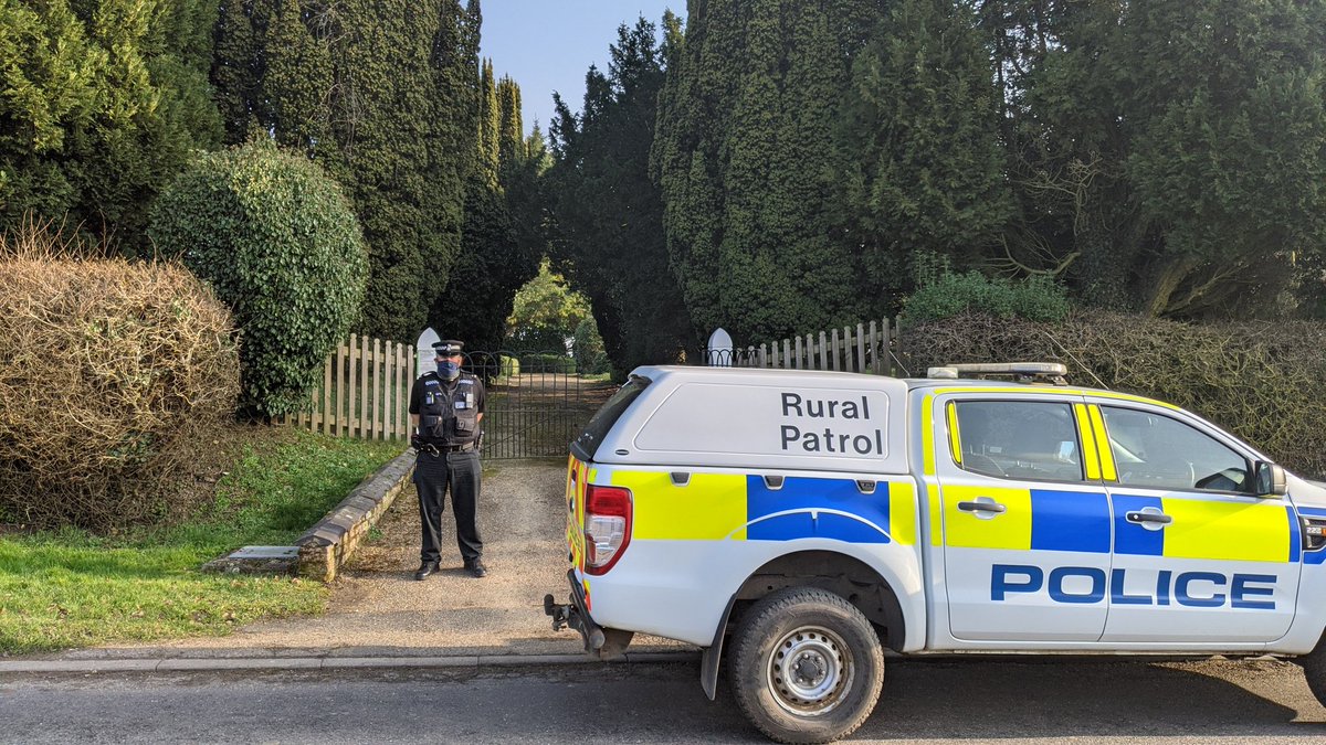PoliceSudbury's tweet photo. #Rural #Patrol in beautiful #Cockfield last couple of days. Following reports of #AntiSocialBehaviour in the cemetery #270👮‍♂️ https://t.co/KOwo9YyG4T
