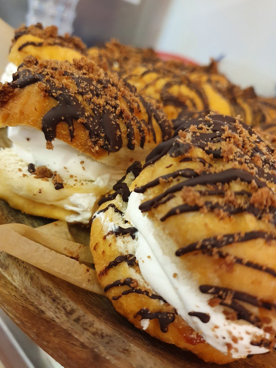 Chantilly cream filled doughnuts #HolroydHowe