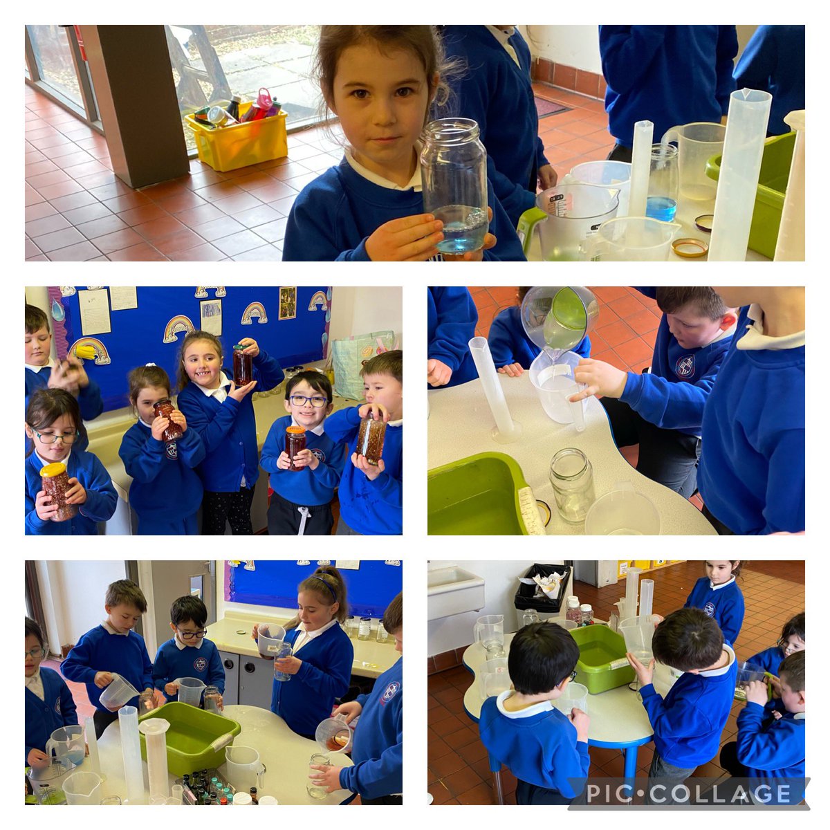 Immersion day was a great success 😀We measured , poured and mixed our dreams to make our dream jars !! The children had so much fun @DeightonPrimary <a href="/DPSAgnew/">Mrs Agnew</a> @DpslWilkins