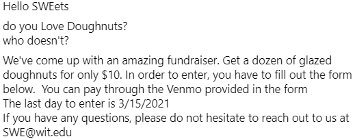 SWE @ Wentworth Institute of Technology tweet media