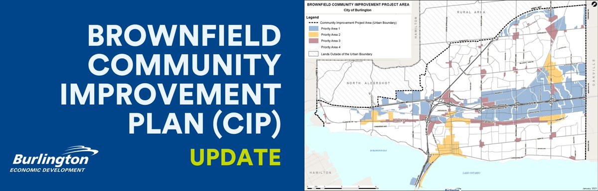 1/2We're pleased to see the process moving forward with the Brownfield CIP policy statutory public meeting completed today and we're looking forward to eventually implementing the tools a CIP provides to make Burlington competitive & help address Burlington's climate change goals