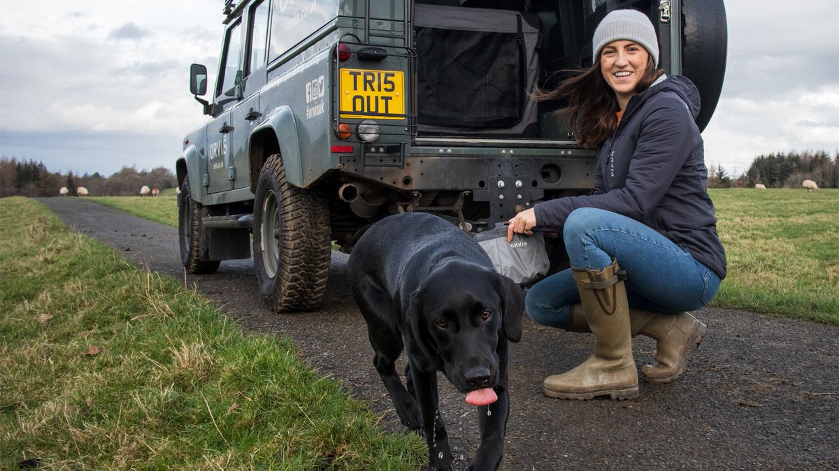 We can almost taste adventure in the air! Not long to go now until we can venture out in the spring and explore the natural world outside of our local area. Where do you want to adventure? 🏞️🏃 #OrvisUK #OrvisDog #TheGreatOutdoors #Adventure #Landrover