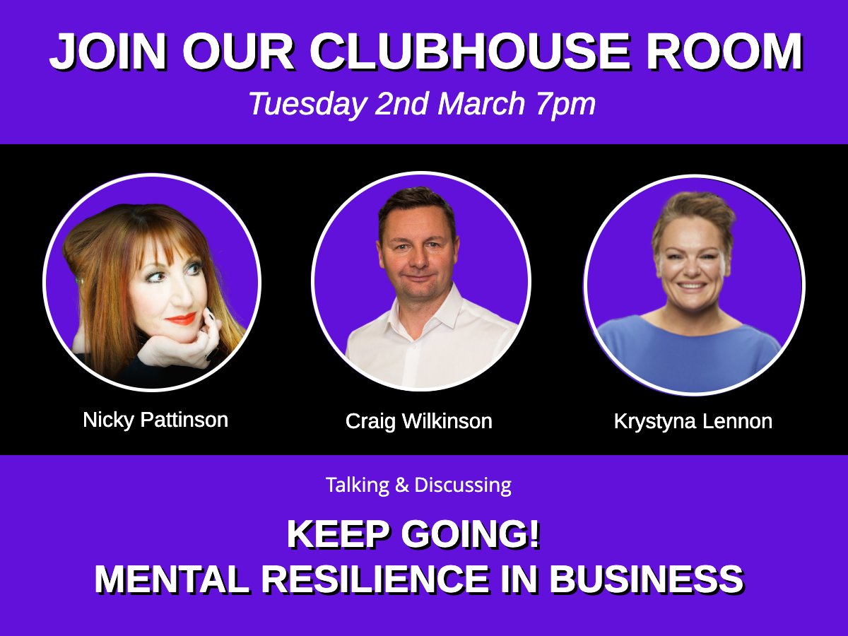 How are you coping? How do you stay strong for yourself, your loved ones and your team? How do you keep focused on your business goals? Join us tonight at 7pm to discuss and lets help and support each other <a href="/HiyaitsNicky/">Nicky Pattinson</a> <a href="/hypnodoguk/">Krystyna Lennon</a>