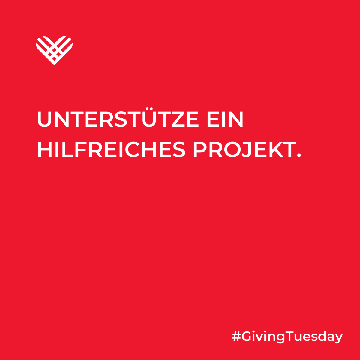 GivingTuesdayCH's tweet photo. #TuEsDay #weilGutestunguttut #gemeinsammehrerreichen #gebenmachtglücklich #GivingTuesday #GivingTuesdayCH #52Tuesdays https://t.co/DC8jaVHNQh