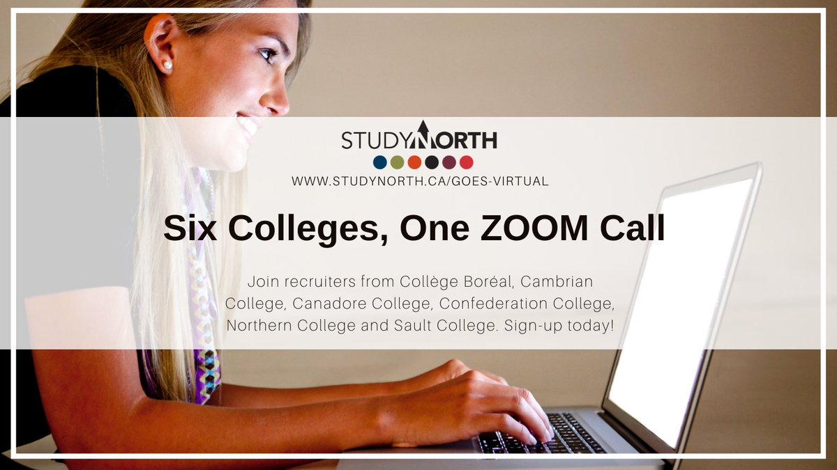 StudyNorth's tweet image. Each of these six colleges provide top notch diploma 🏆 and specialized programs, smaller classes with great faculty so you’re known by name and not as an ID number. 👩‍🎓👨‍🎓🎓

This Saturday. 1-3 pm. On Zoom. Sign-up below⤵️

studynorth.ca/goes-virtual/

#StudyNorth #ÉtudesNord