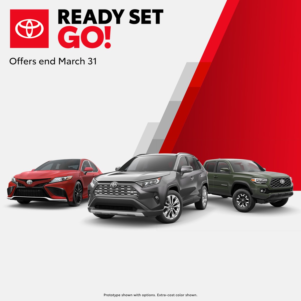 Don’t sweat 2021. Instead, say #ReadySetGo —and seize one of these fast-moving deals. bit.ly/31Oojby