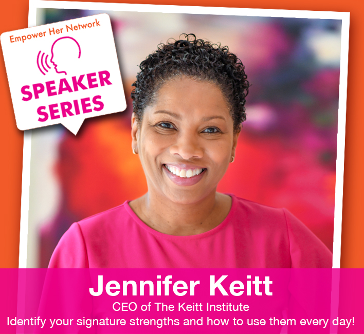 Our next Speaker Series webinar is on Wednesday, March 17, 2021! The webinar will start at 8pm EST/5pm PST, and we welcome Jennifer Keitt, CEO of The Keitt Institute, who will talk about Living Strong. For more information or to register please go to empowerhernetwork.org/2021/03/02/mar…