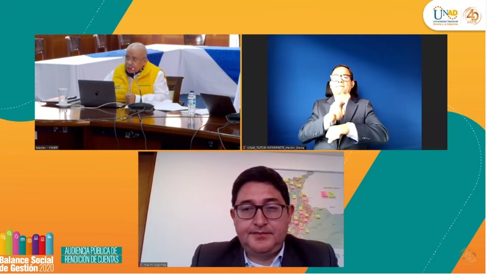 Viceministro de Educación Superior, Maximiliano Gómez,  resalta el compromiso de la <a href="/UniversidadUNAD/">Universidad UNAD</a> de rendir cuentas a la sociedad <a href="/maxgomezt/">Max Gomez</a>  #LaUNADrindeCuentas