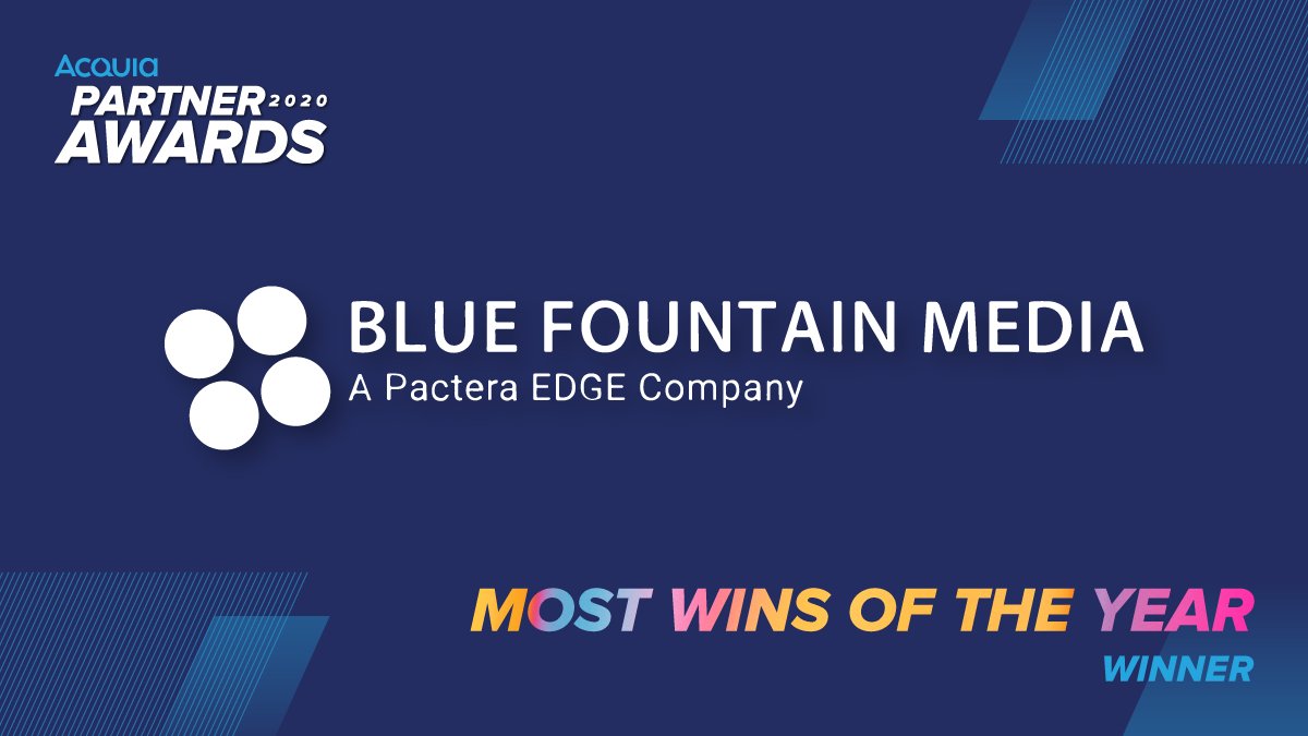 The award for Most Wins of the Year went to the partner with - you guessed it - the most new logo wins in 2020. Congratulations to <a href="/BFM_Agency/">Blue Fountain Media</a>! bit.ly/3sNj2M1