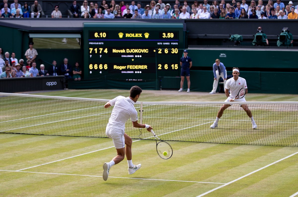 Wimbledon's tweet photo. You just had to be there https://t.co/hlWWlRfsOe