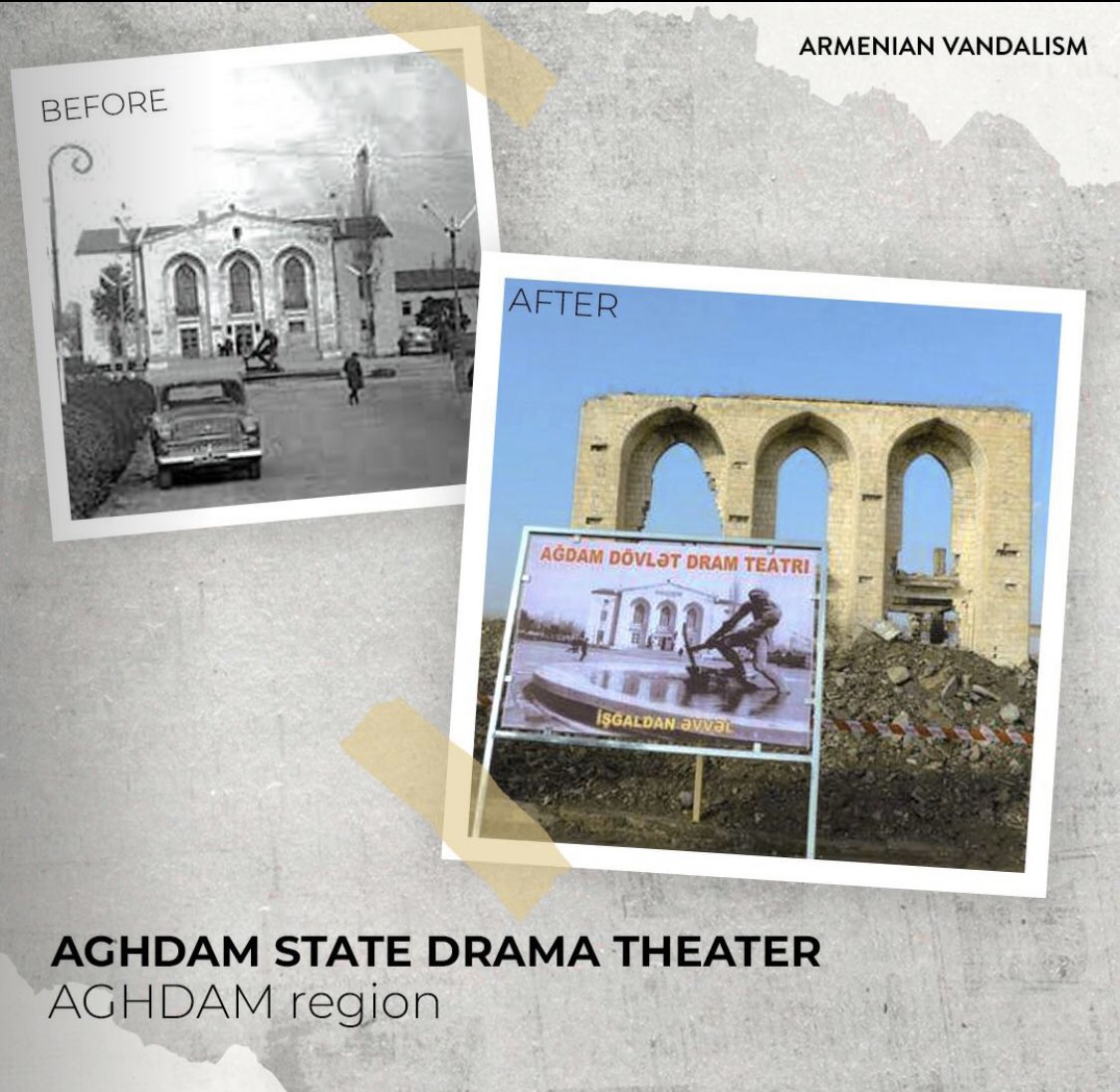RealKarabakh's tweet photo. #ArmenianVandalism @UNESCO https://t.co/GeS4IUZBY7