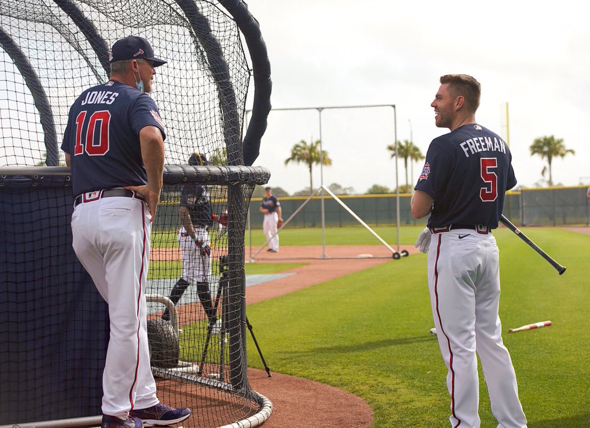Braves's tweet image. Can confirm multiple 🐐 sightings at #BravesST