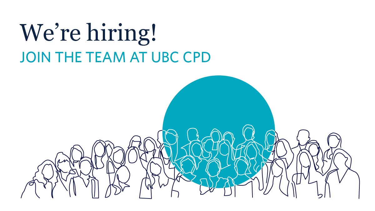 UBCCPD's tweet image. UBC CPD is looking for an #InteractiveDesigner! If you’re passionate about designing immersive #digitallearning experiences and #medicaleducation we want to hear from you! Apply before Mar 9 bit.ly/join-UBC-CPD #creativejobs #hiring #employment