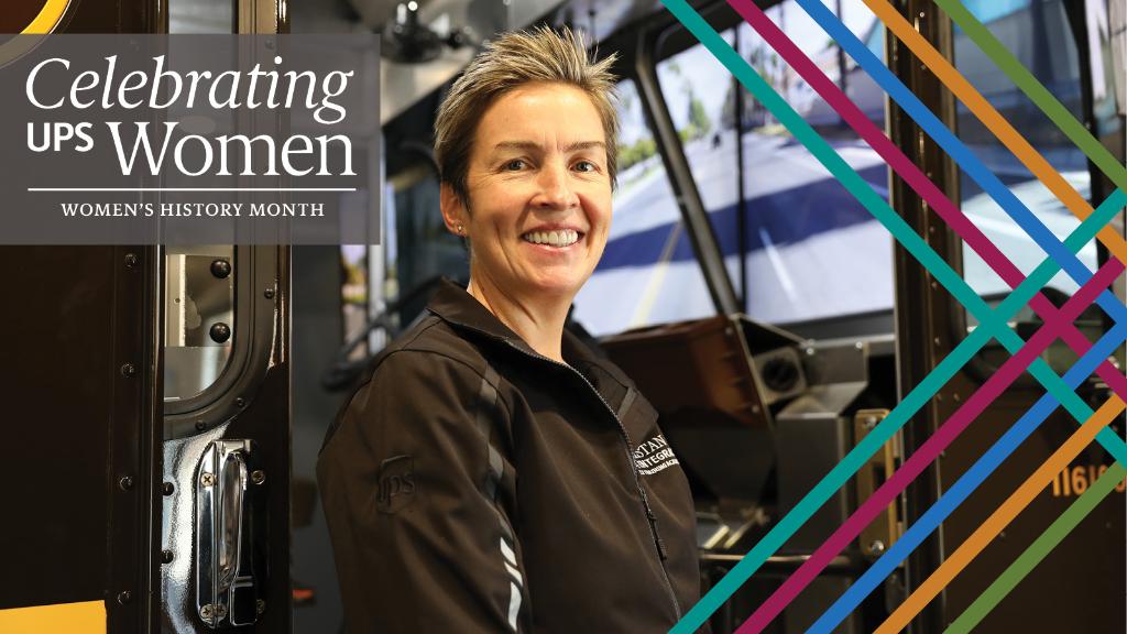 UPSers's tweet photo. #UPS’s driver training school hits the road. Led by #UPSer Tristan Christensen these trailers use virtual reality to train drivers on how to handle real-world hazards. Virtual training. Real #WomenEmpowerment. https://t.co/no9JWIdtrO #WomensHistoryMonth https://t.co/r50QuwMbzo