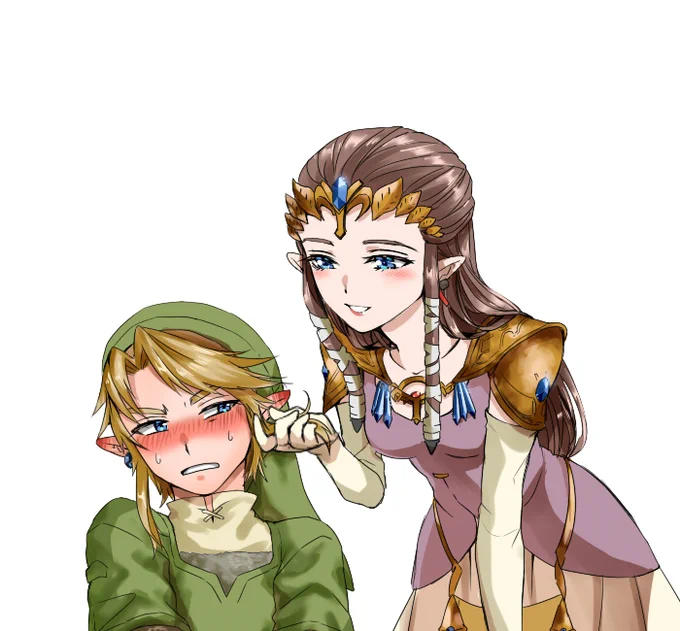 わかっててボディタッチするトワプリゼルダ様など 
