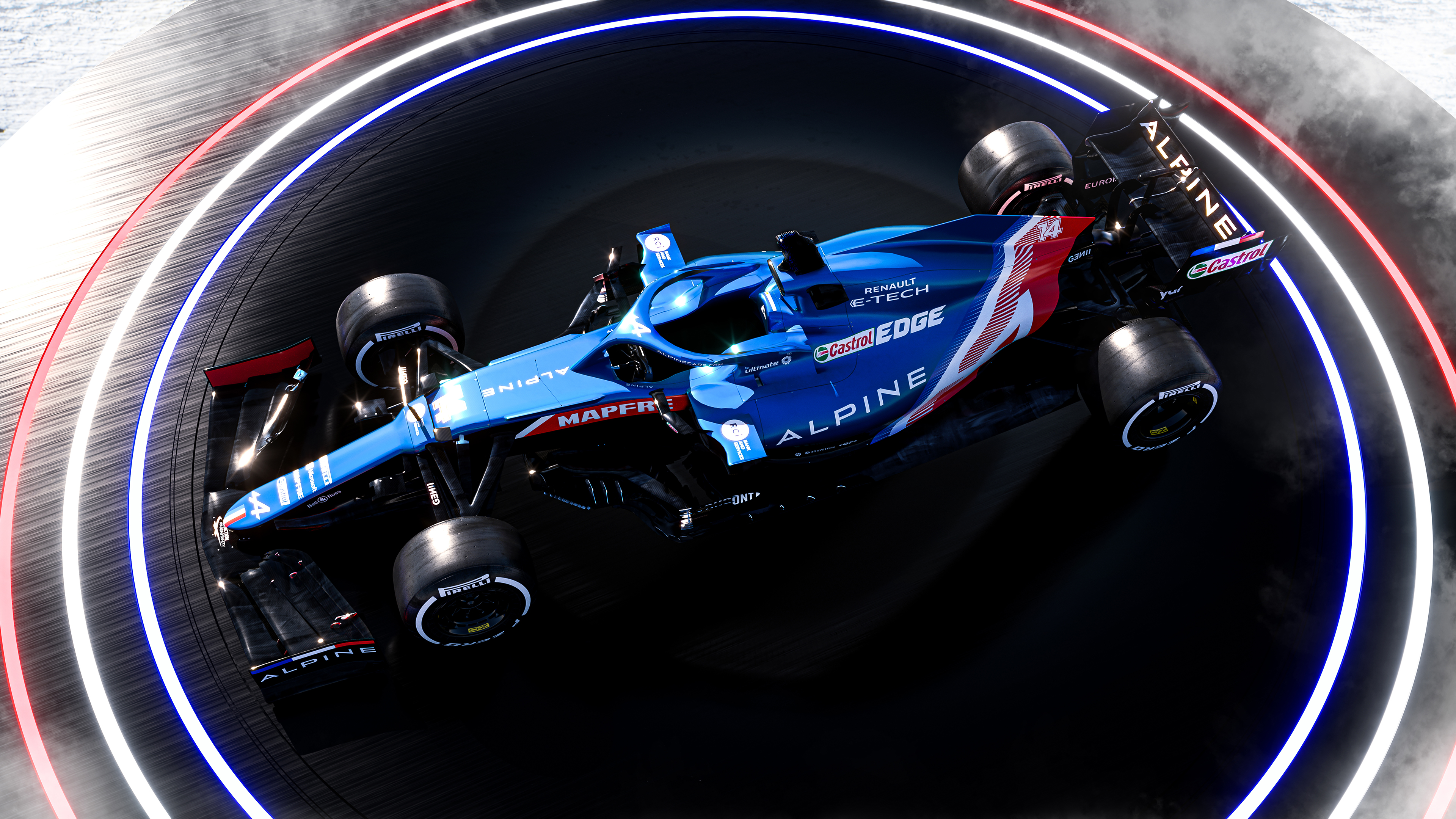 Bolid Alpine A521 na sezon 2021 Formuły 1