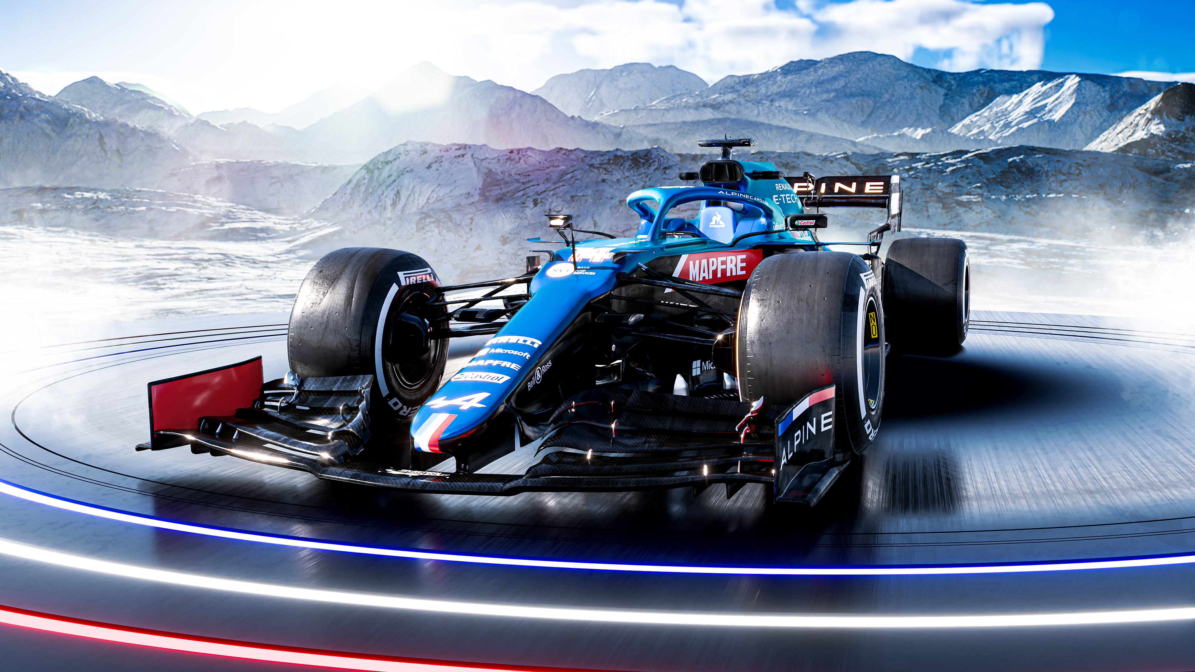 Bolid Alpine A521 na sezon 2021 Formuły 1