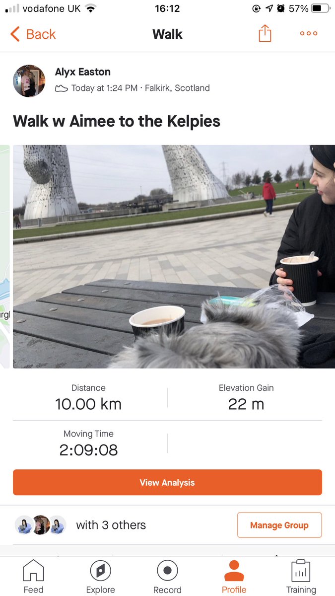 S2YTCaptains's tweet photo. DAY 2: A walk to the kelpies was so nice to clear my head ☺️ Managed to do 10km today🥳 So nice to see everyone getting involved 🤍 #LHSWELLBEING https://t.co/VJEr3dPEl2