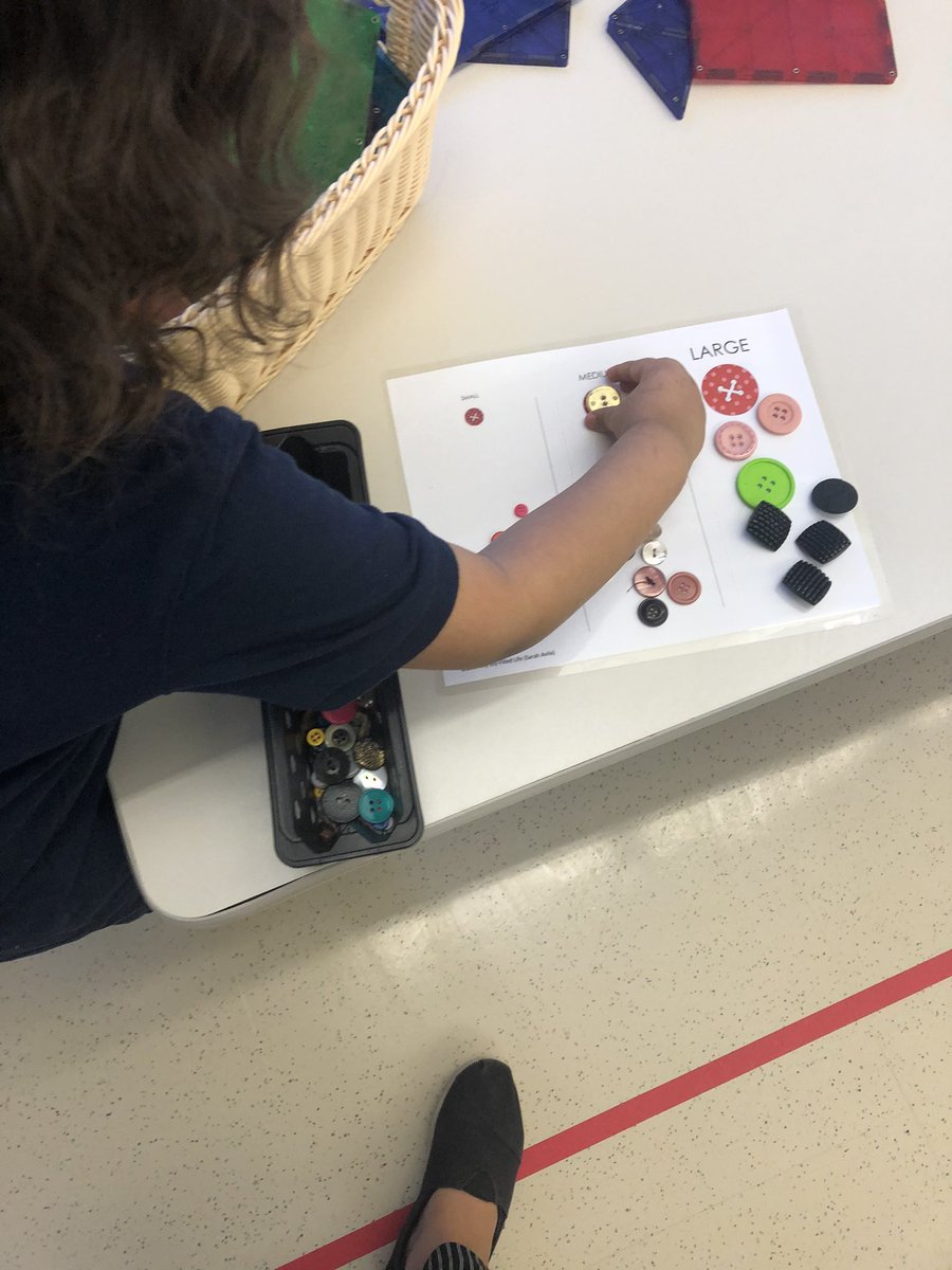 iamdadee's tweet photo. Buttons, buttons, whose got a button? Exploring buttons for our clothing unit. https://t.co/rys1UQ8m74